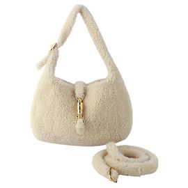 Gucci Bolsa de ombro Jackie em shearling Multicor