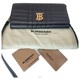 Burberry Borsa a tracolla portafoglio TB Rolled Chain Nero