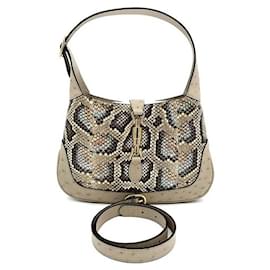 Gucci Bolsa Hobo Jackie Small em Python Multicor