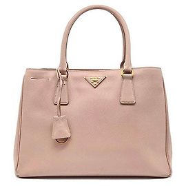 Prada Bolsa Tote e Bolsa de Ombro Saffiano Lux Rosa