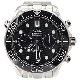 Omega Relógio Seamaster Diver Chrono em aço Multicor