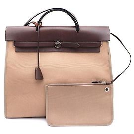 Hermès NOVA ZIP Erlain Erbag GM Tote e Shoulder Bag Marrom