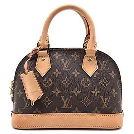 Louis Vuitton Monogram Alma BB Castaño