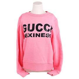 Gucci Moletom rosa com logo para mulher Rosa
