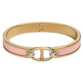 Hermès Bracciale Mini Click Chandle da donna Rose Gold Rosa