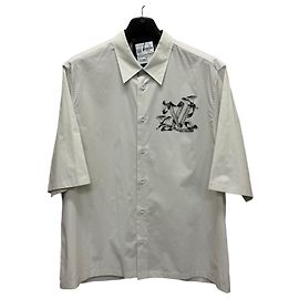 Louis Vuitton Camisa de algodón de manga corta con estampado de pájaros LV Multicolor