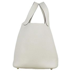 Hermès Bolsa Tote Picotin Prata
