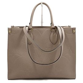 Louis Vuitton Bolsa Tote Monogram Empreinte OnTheGo MM Marrom