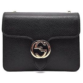 Gucci Borsa a tracolla Interlocking GG Nero