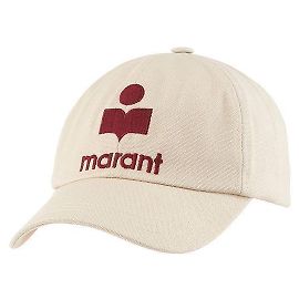 Isabel Marant Boné com logotipo Tyrone bordado Branco