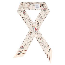 Valentino Lenço de seda floral Multicor