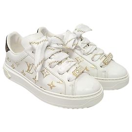 Louis Vuitton Monogram Timeout Sneaker in Weißgold Weiß