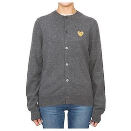 Comme Des Garcons Cardigan Gold Emblem AX Loose Fit (Unisex) Braun