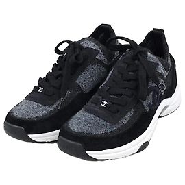 Chanel Swe Wildleder-Sneaker Mehrfarben