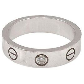 Cartier Diamond Love Ring Weiß