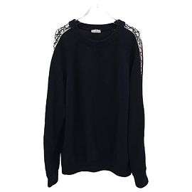 Dior Oblique Insert Sweater Knit Silvery