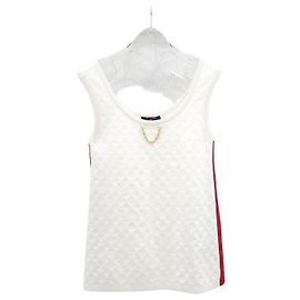 Louis Vuitton Canotta Monogram Sporty Argento