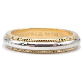 Tiffany & Co Anello Milgrain D'oro