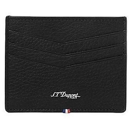 St Dupont Wallet Neoprene Capsule Grain Card Wallet Black