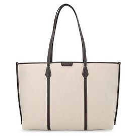 Tory Burch Sac cabas en toile Marron