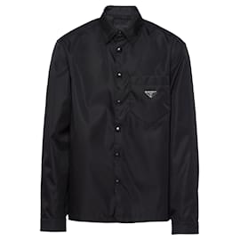 Prada Re-Nylon Hemd Schwarz