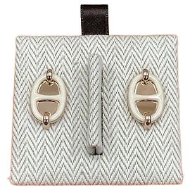 Hermès Orecchino Sandal Mini Mayon Cream Rose Gold Rosa