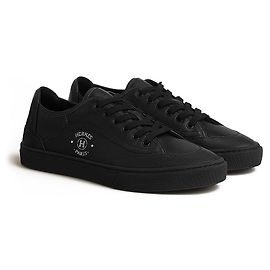 Hermès Sneaker mit Signature-Print Schwarz