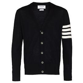Thom Browne Men's Diagonal Merino Wool Cardigan Multiple colors
