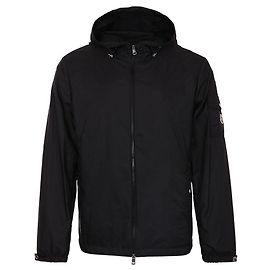 Moncler Hooded Rain Jacket Black