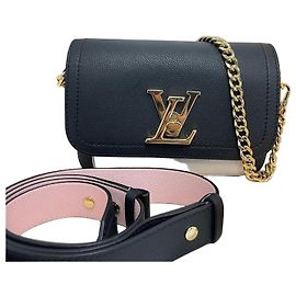 Louis Vuitton Bolsa de ombro com corrente Lockme Tender Preto