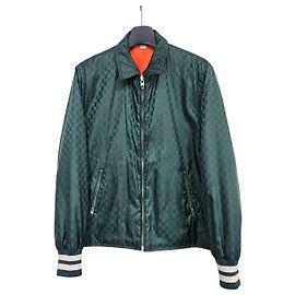 Gucci GG Jacquard Reversible Jacket Blue