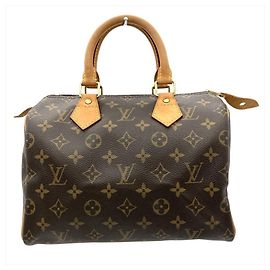 Sac à main Louis Vuitton Speedy 25 Monogram Marron Monogramme