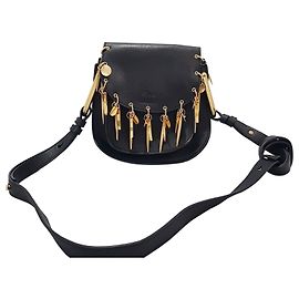 Chloé Hudson Schultertasche mit Metalldetails Schwarz