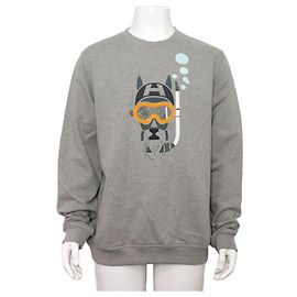 Hermès Sudadera de forro polar para hombre SCUB Castaño