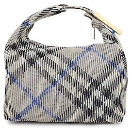 Burberry Medium Peg Duffel Tote Bag Brown