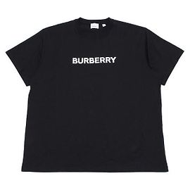 Burberry T-Shirt mit kurzen Ärmeln aus Baumwolle Schwarz