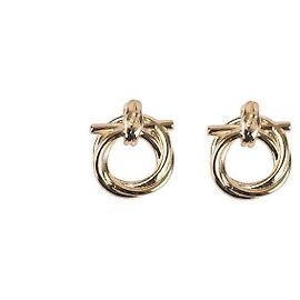 Salvatore Ferragamo Orecchini intrecciati D'oro