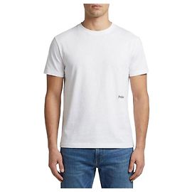 Ralph Lauren Big Pony Baumwoll-T-Shirt mit kurzen Ärmeln Weiß