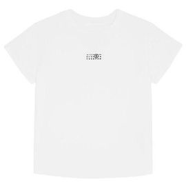 Maison Martin Margiela Numeric Baumwoll-T-Shirt Weiß