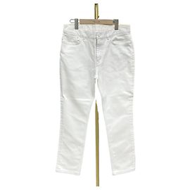 Louis Vuitton Slim Denim Jeans Weiß Weiß