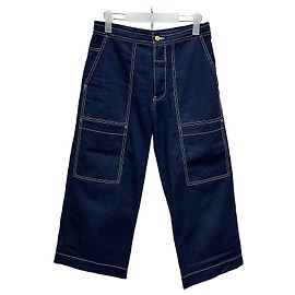 Acne Studios Contrast Stitch Carpenter Pants Black