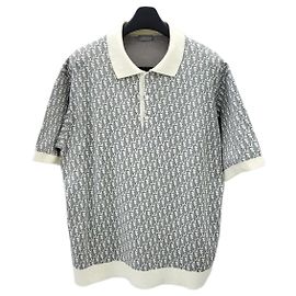 Dior Oblique Jacquard Polohemd XL Mehrfarben