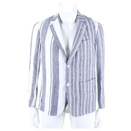 Thom Browne Linen Jacket Brown