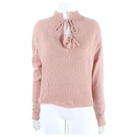 Dior Langarm-Strick aus Kaschmir Pink