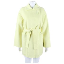 Hermès Cashmere Coat Yellow