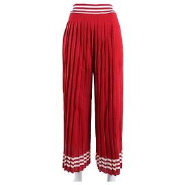 Pantalones de punto con bandas Gucci Adidas Roja