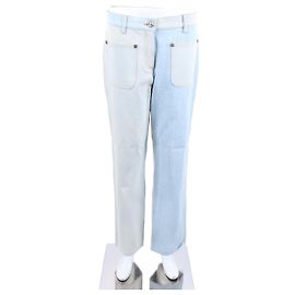 Chanel Pantaloni in denim Blu