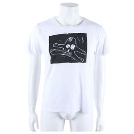 Céline T-Shirt mit kurzen Ärmeln Weiß