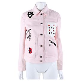 Louis Vuitton Denim Jacket Pink