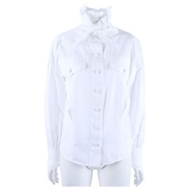 Louis Vuitton Chemisier à manches longues Blanc